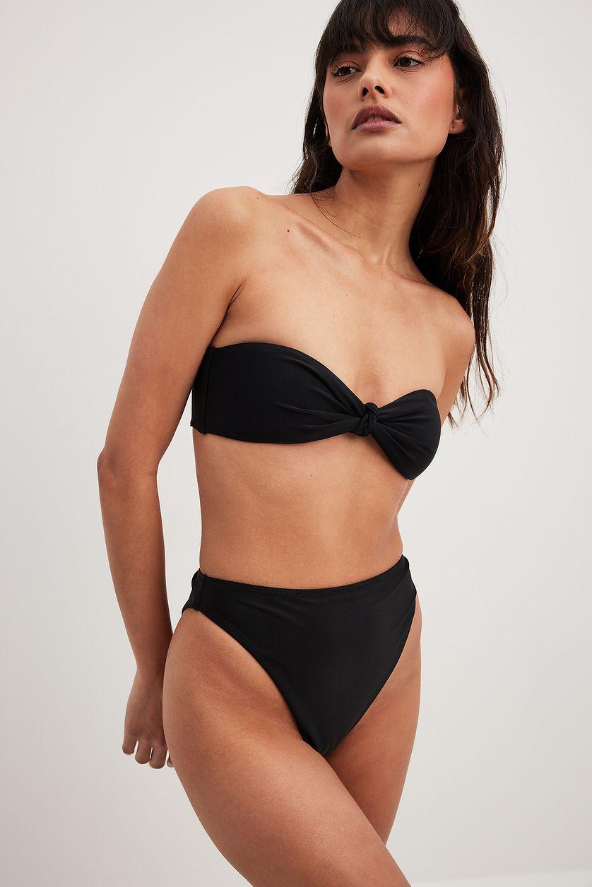 Big Knot Bandeau Bikini Top Product Image