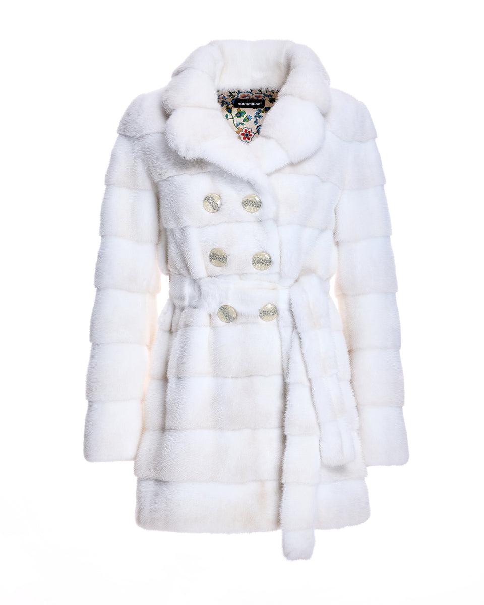 Horizontal Mink Coat Product Image