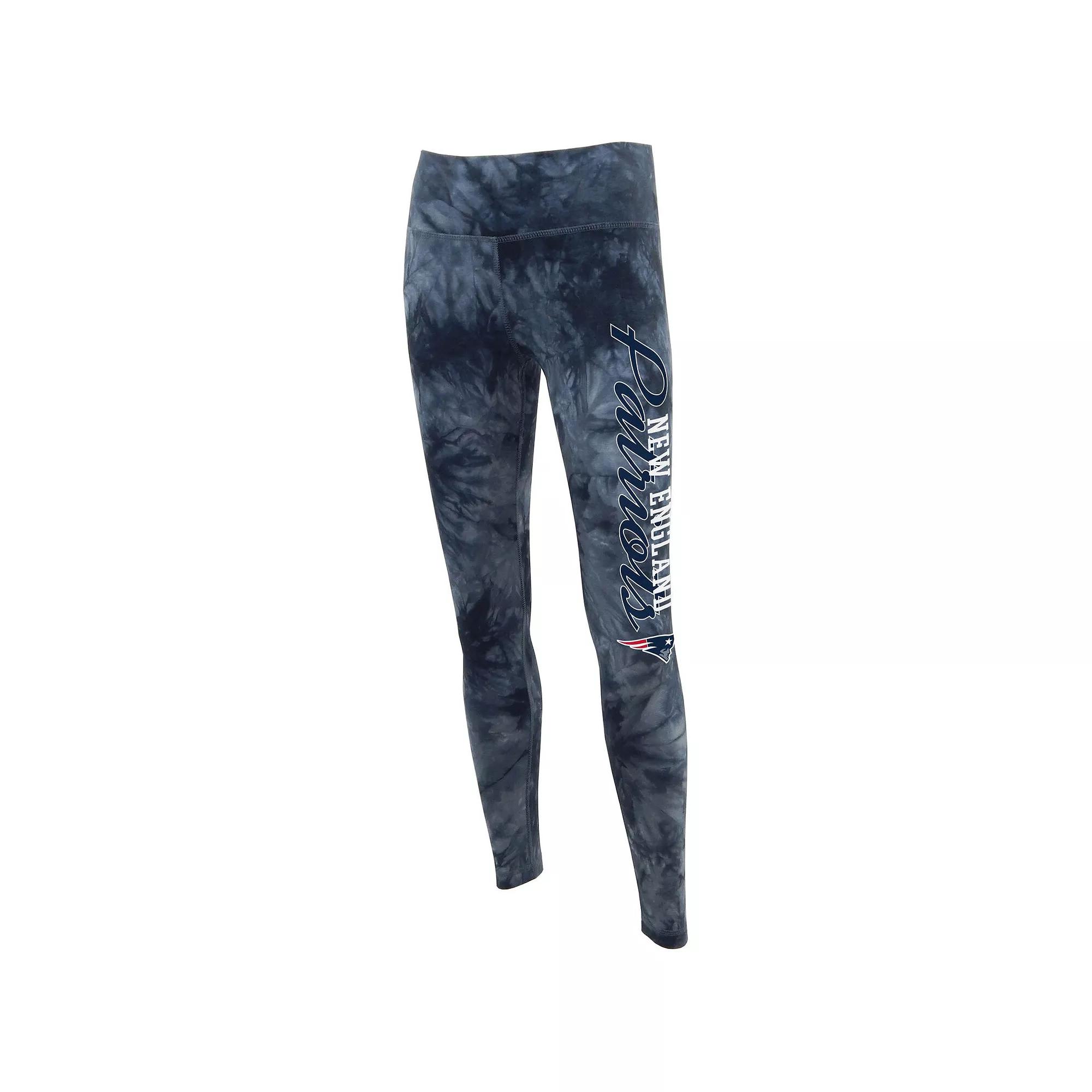 Women's Concepts Sport Black Tennessee Titans Burst Tie-Dye Leggings, Size: Small Product Image