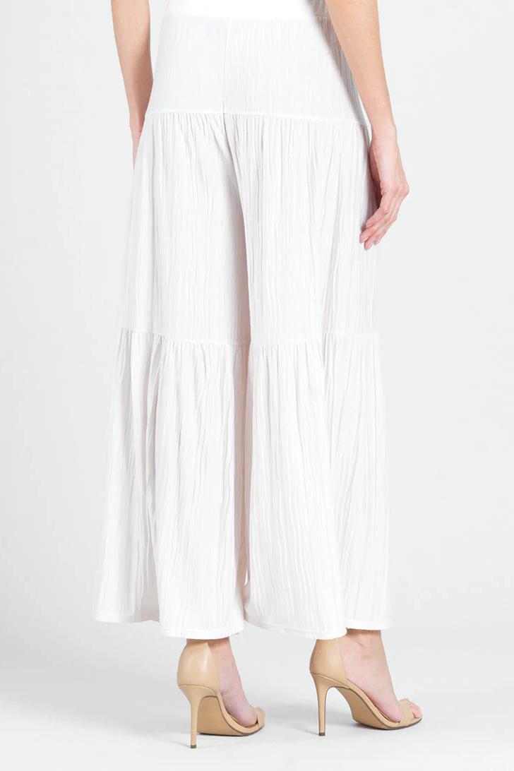 Ultra Soft Pleated Pull-On Tiered Skirtpants Product Image