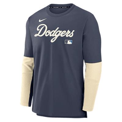 Los Angeles Dodgers Authentic Collection City Connect Player Nike Men's Dri-FIT MLB Pullover Jacket Product Image