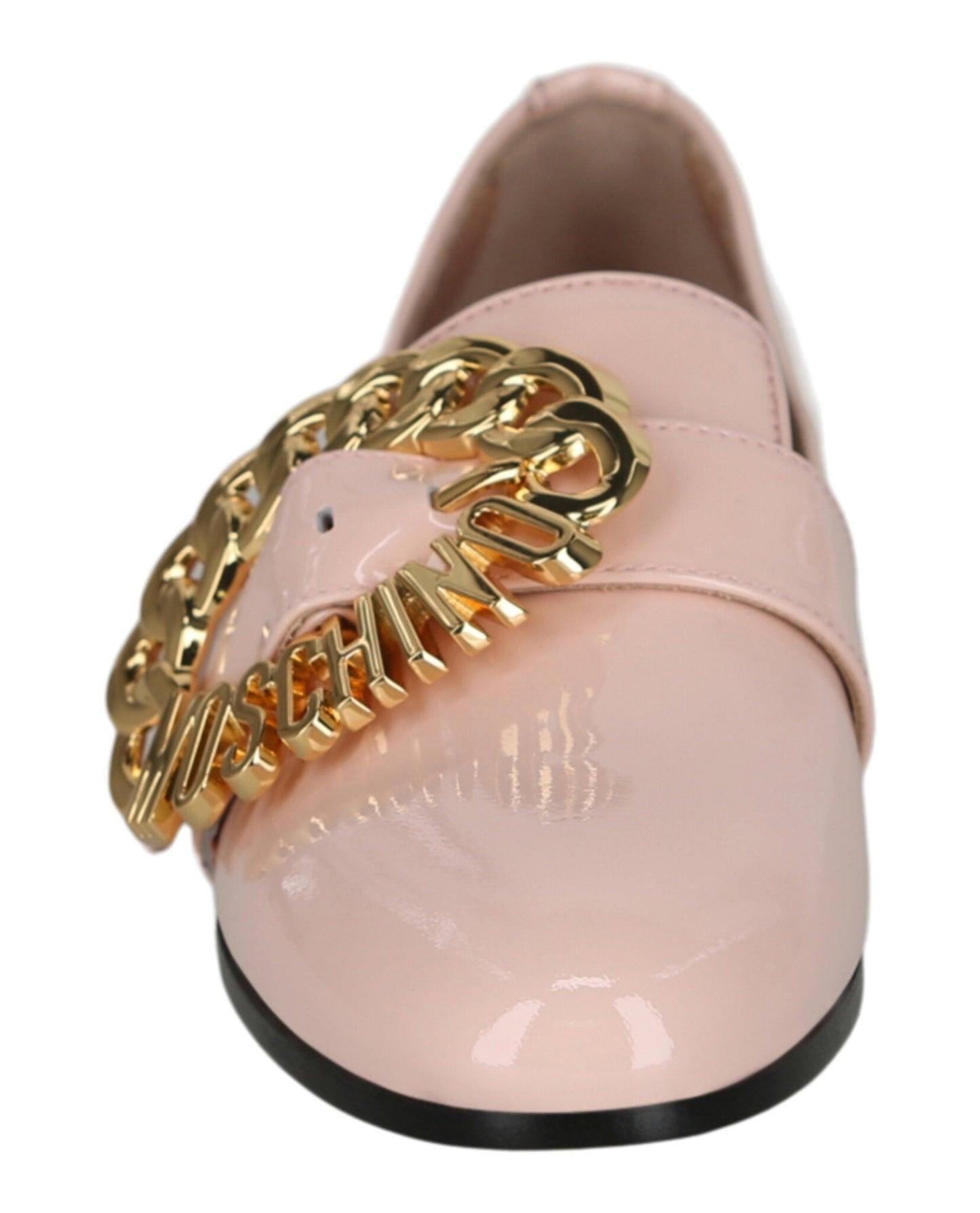 Moschino Logo Buckle Loafers Female Product Image