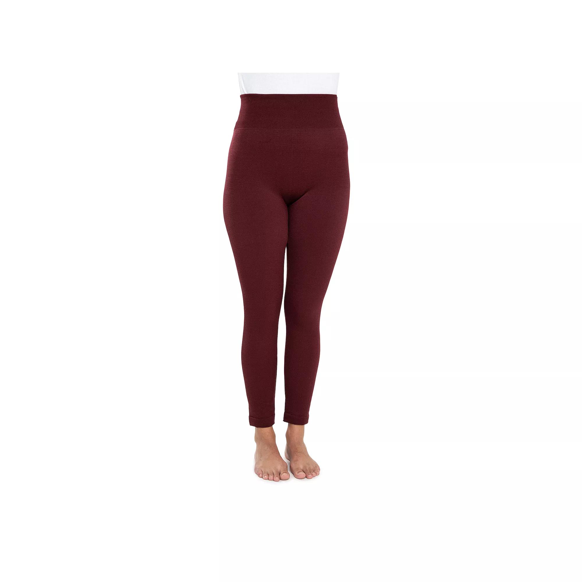Women's MUK LUKS® Fleece Lined Regular Fit Leggings,  Product Image
