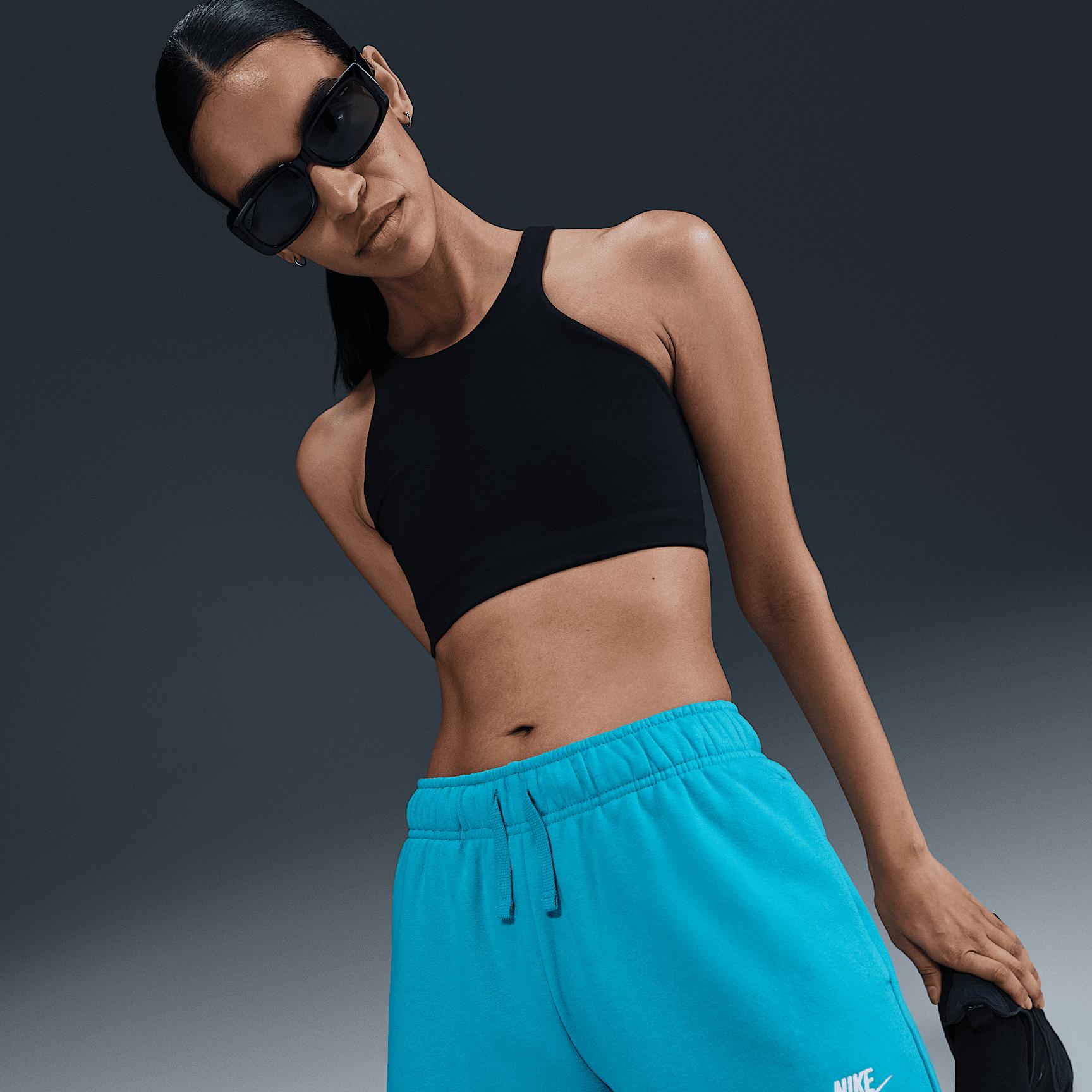 Womens Nike Sportswear Club Fleece Mid-Rise Shorts | DQ5802-345 Product Image