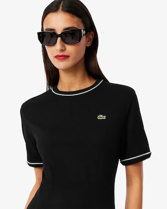 Trim Accent Jersey T-shirt Dress Product Image