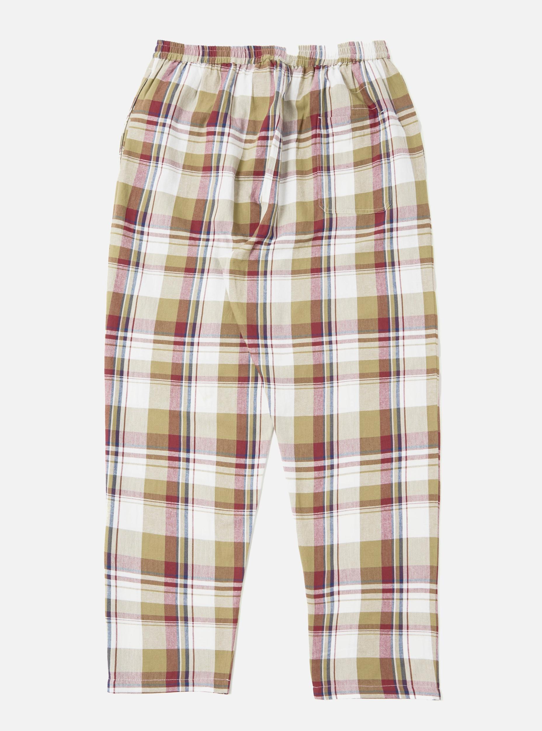 Red/Brown Kip Check Long Pyjama Set Product Image