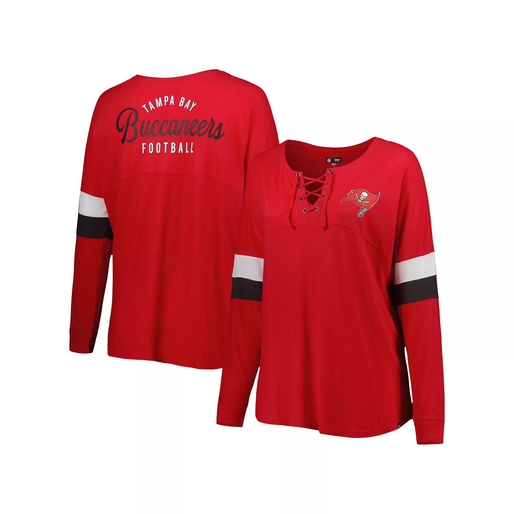 Women's New Era Red Tampa Bay Buccaneers Plus  Product Image