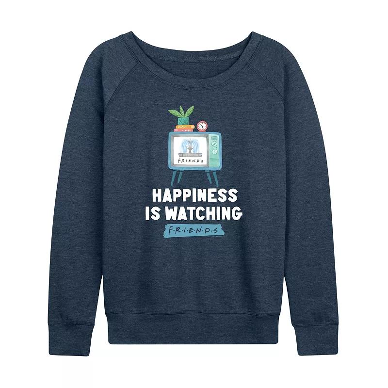 Women's Friends Watching Friends French Terry Long Sleeve Tee,  Product Image