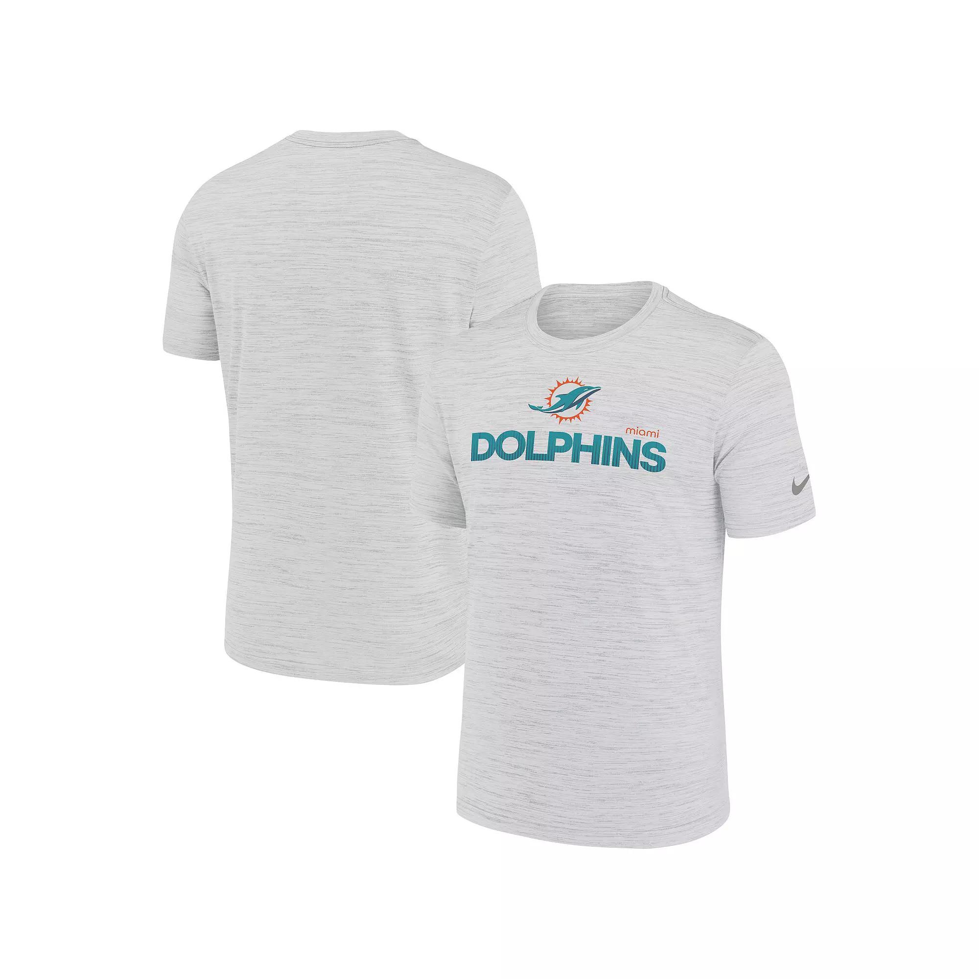 Men's Nike White Miami Dolphins Blitz Velocity Modern Performance T-Shirt,  Product Image