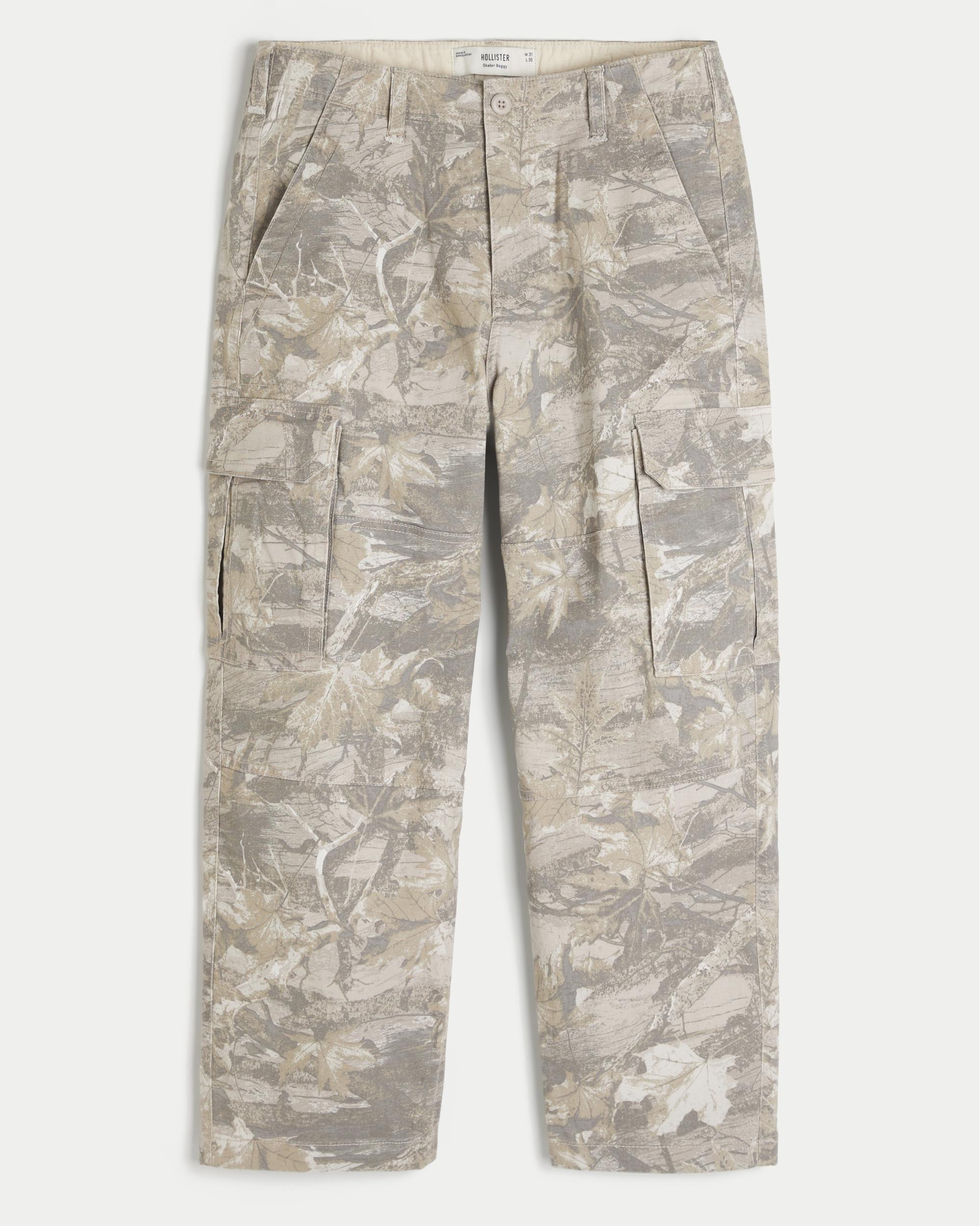 Camo Skater Baggy Cargo Pants Product Image