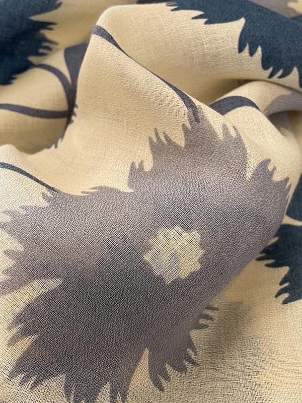 Vintage Floral Printed Shawl&Scarf Product Image