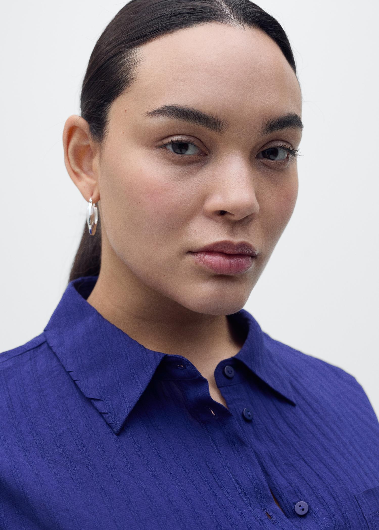 Bow shirt dress - Women | MANGO USA Product Image