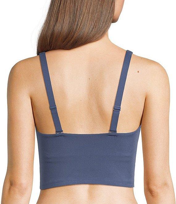 VAN WINKLE & CO. Scoop Neck Sleeveless Adjustable Convertible Strap Cropped Tank Top Product Image