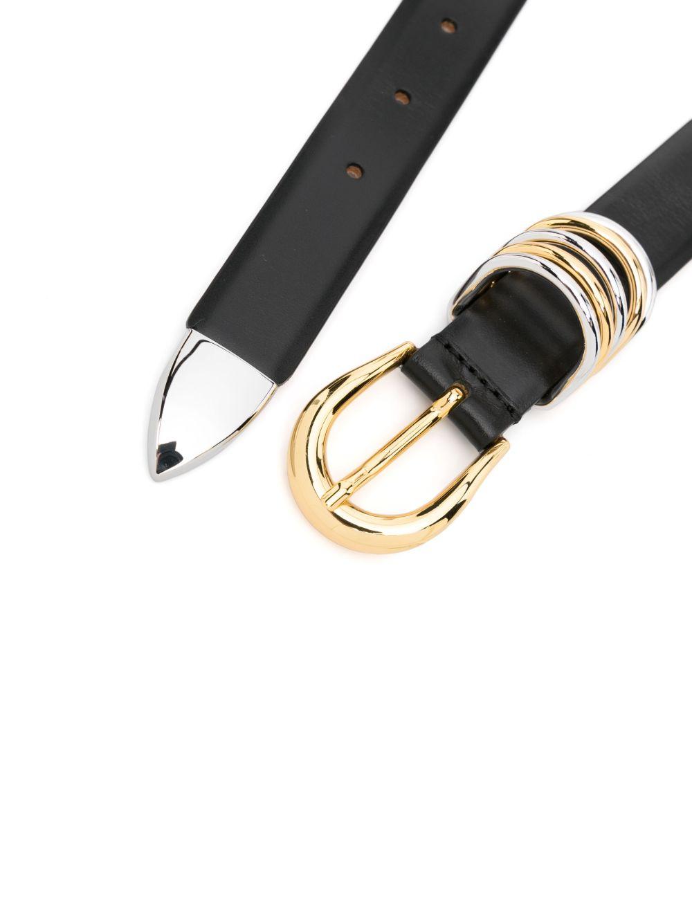 Hollyhock leather belt Product Image