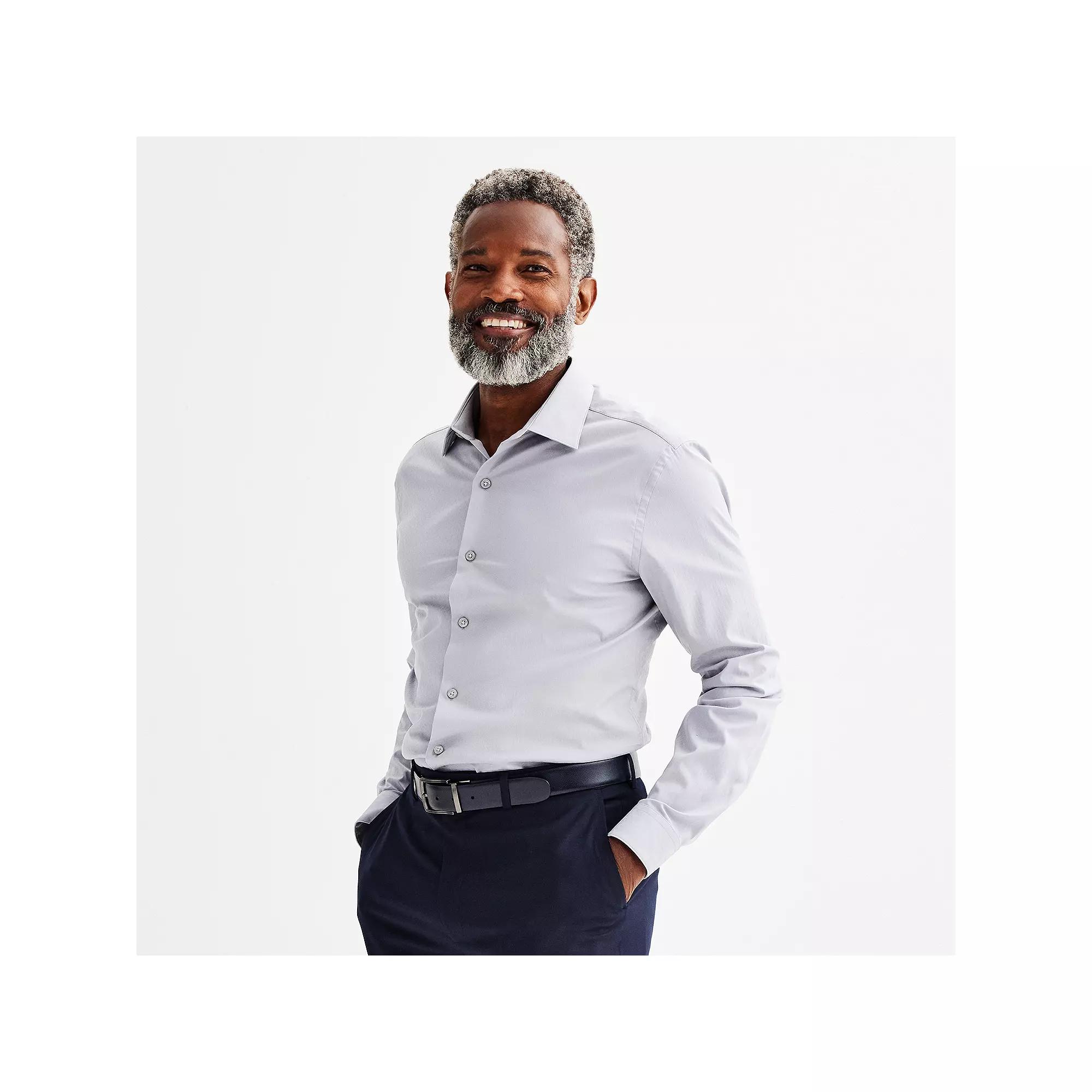 Men's Apt. 9® Premier Flex Slim-Fit Dress Shirt,  Product Image