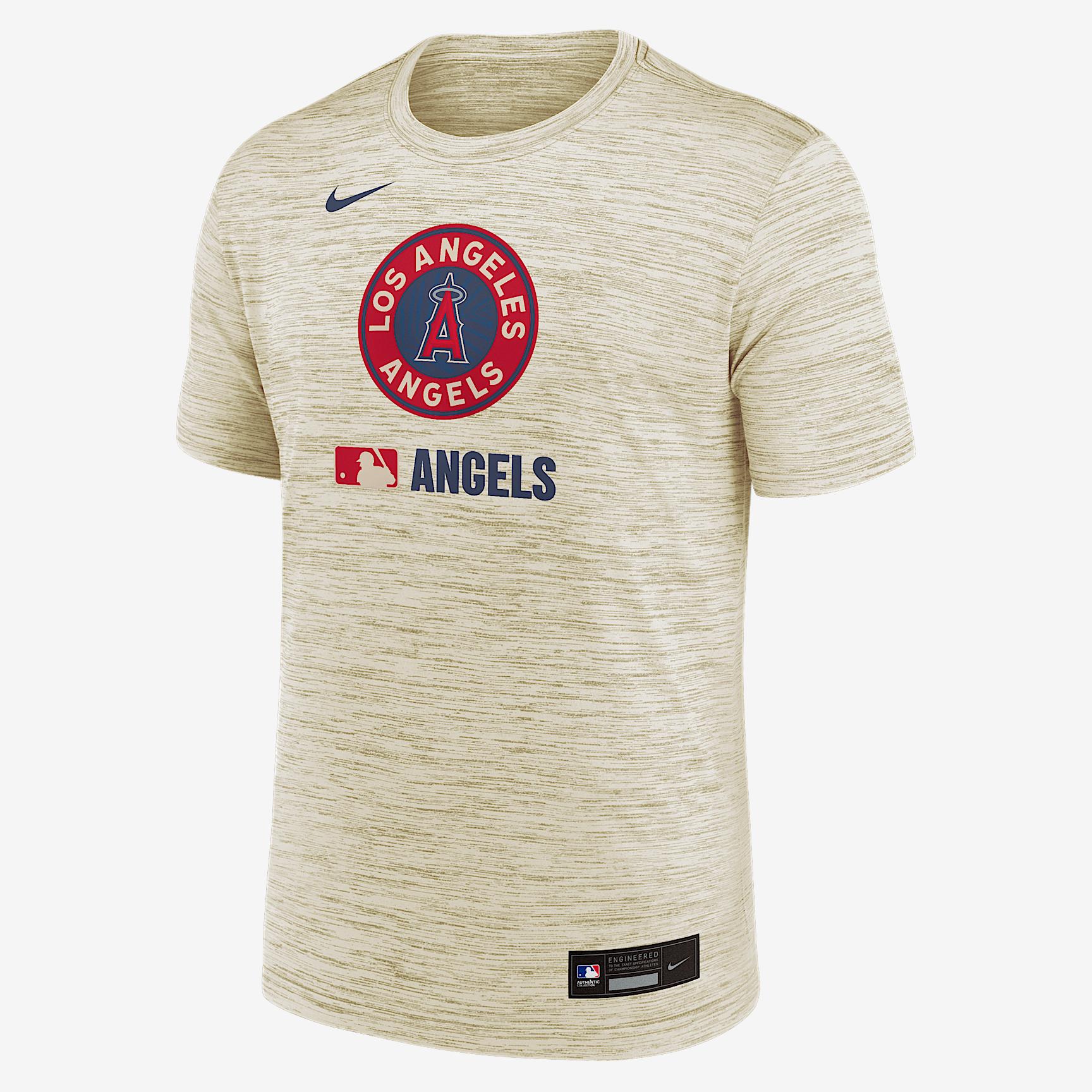 Los Angeles Angels Authentic Collection City Connect Velocity Nike Men's Dri-FIT MLB T-Shirt Product Image