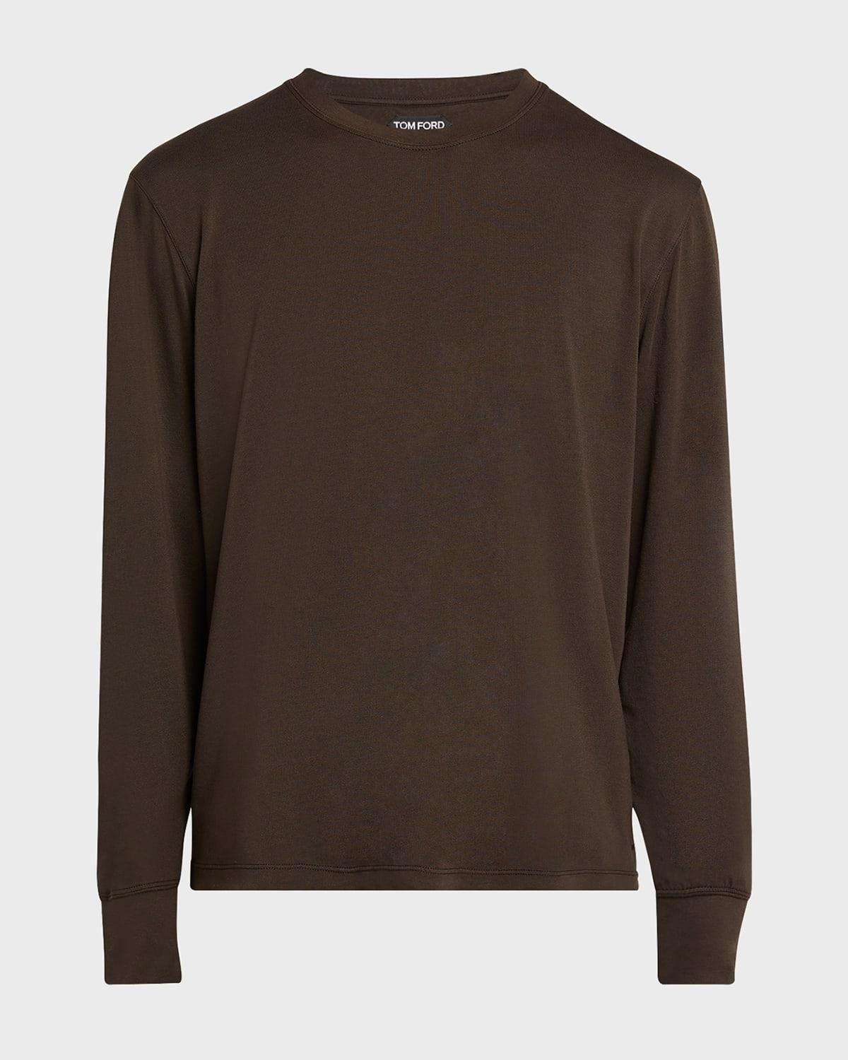 Mens Lyocell-Cotton Crewneck T-Shirt Product Image