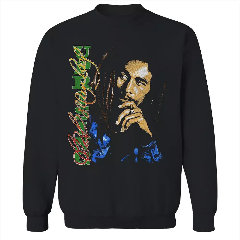 Junior's Bob Marley Uprising Smoking Graphic Fleece Sweatshirt, Women's,  Product Image
