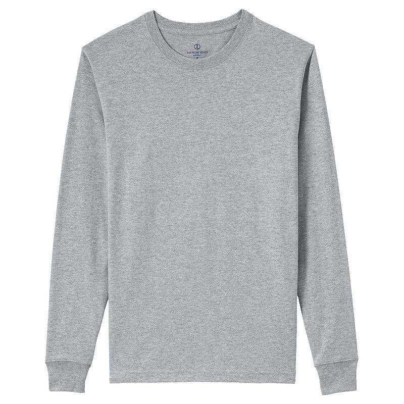 Big & Tall Lands' End Long Sleeve Super-T Tee, Men's,  Product Image