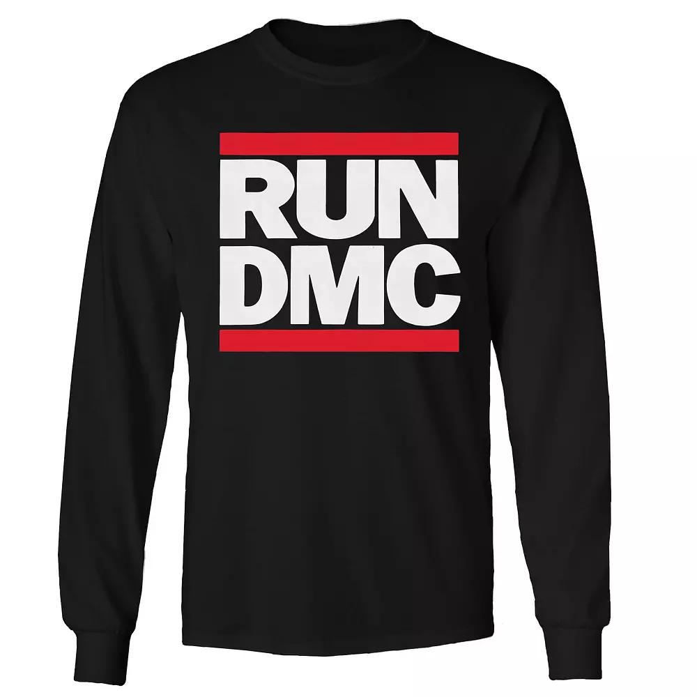 Men's Run DMC Logo Long Sleeve Tee,  Product Image