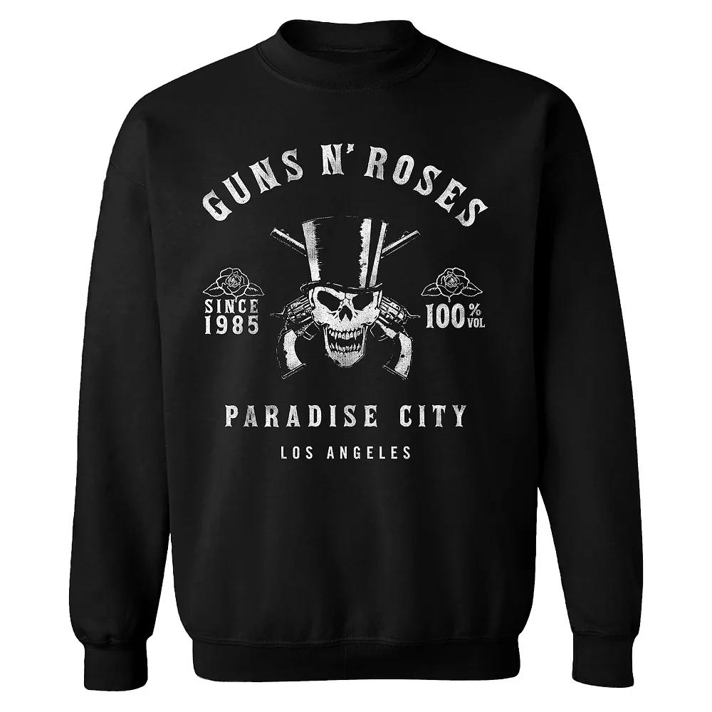 Men's Guns n' Roses Whiskey Label Sweatshirt, Adult Unisex,  Product Image
