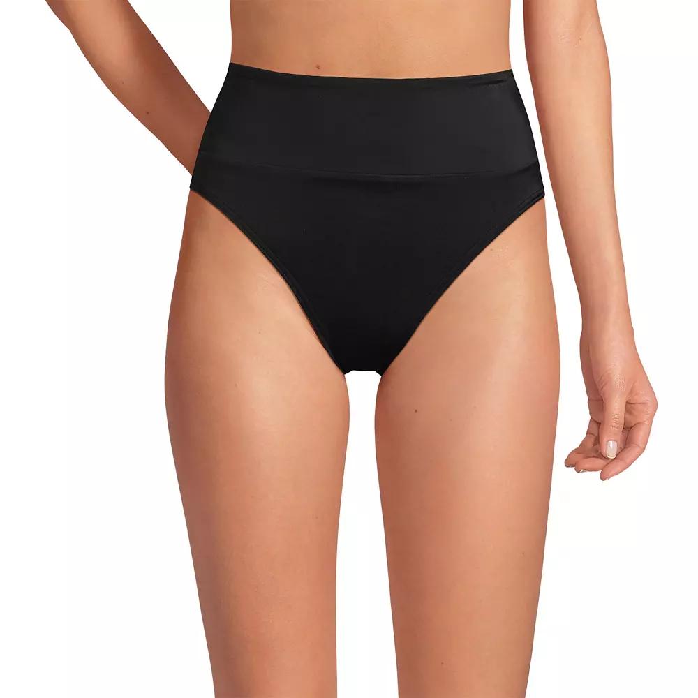 Women's Lands' End High-Waisted Swim Bottoms,  Product Image
