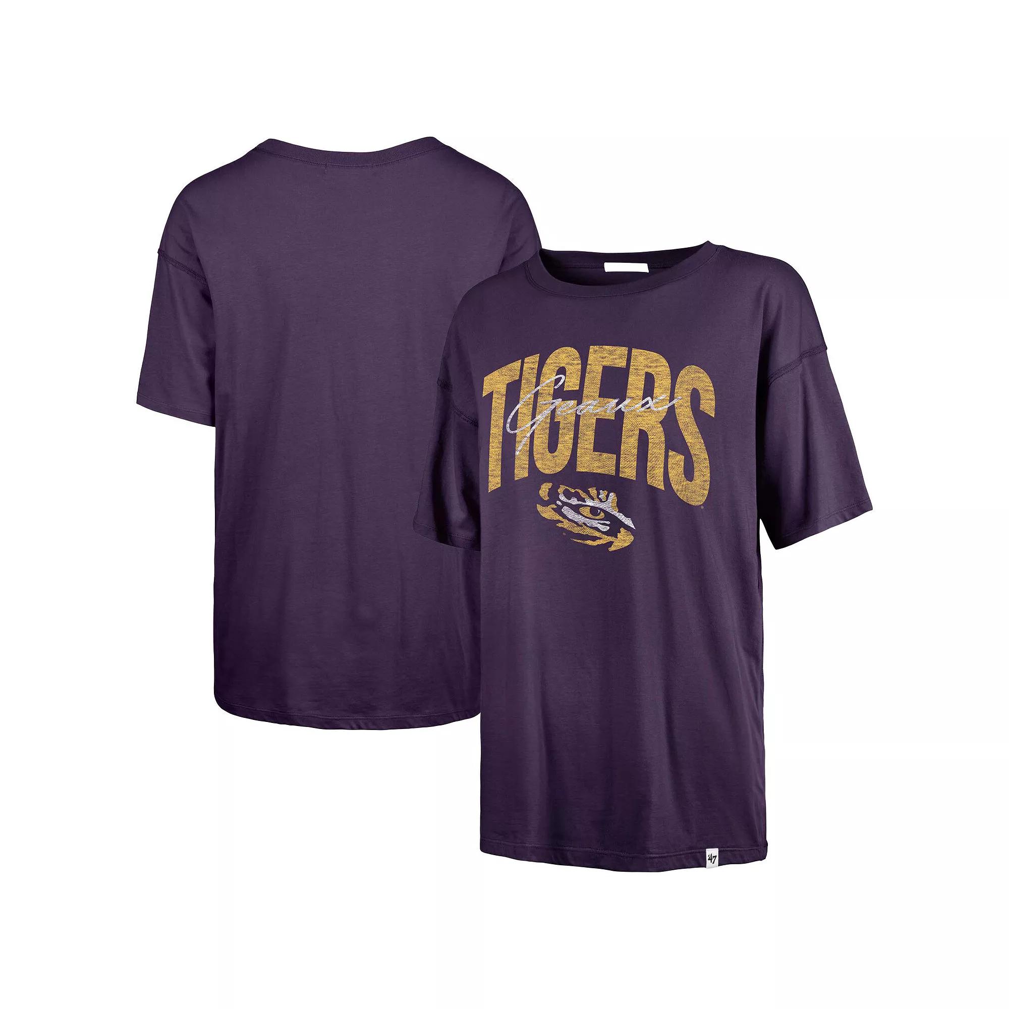Women's '47 Purple LSU Tigers Muse Sadie T-Shirt,  Product Image