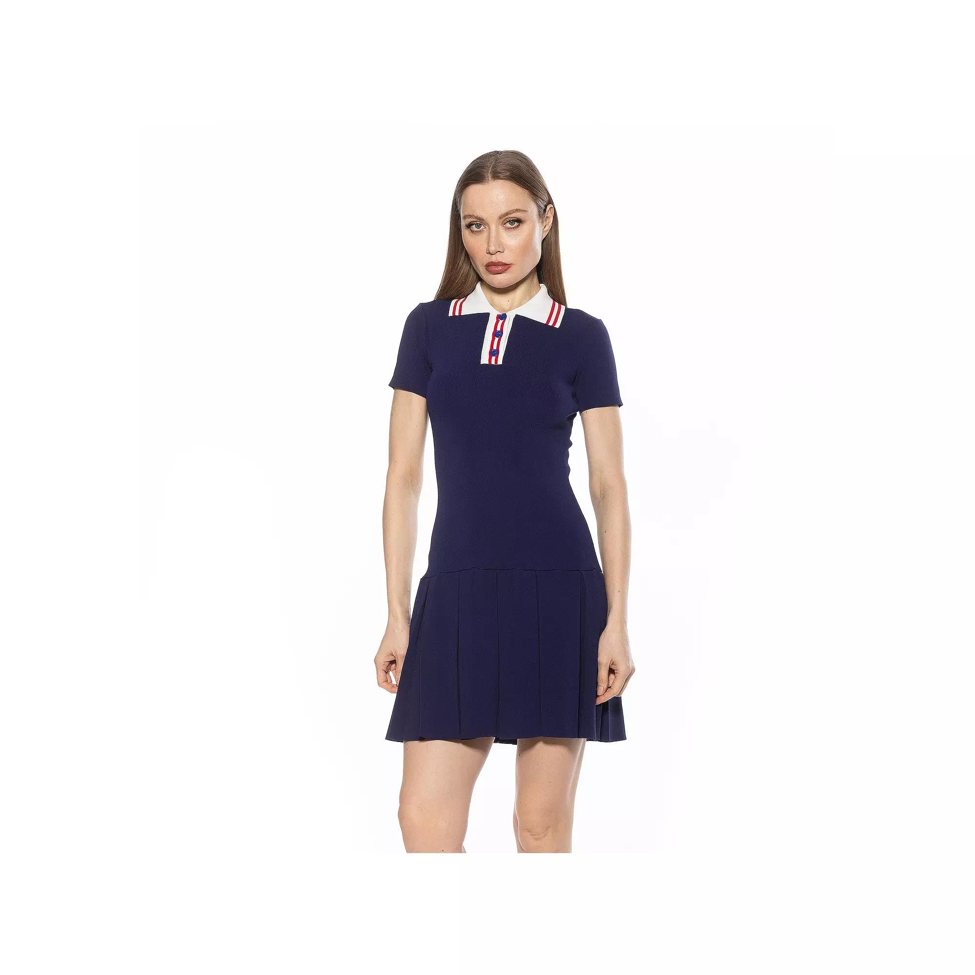 Women's ALEXIA ADMOR Rory Short Sleeve Fit & Flare Dress,  Product Image