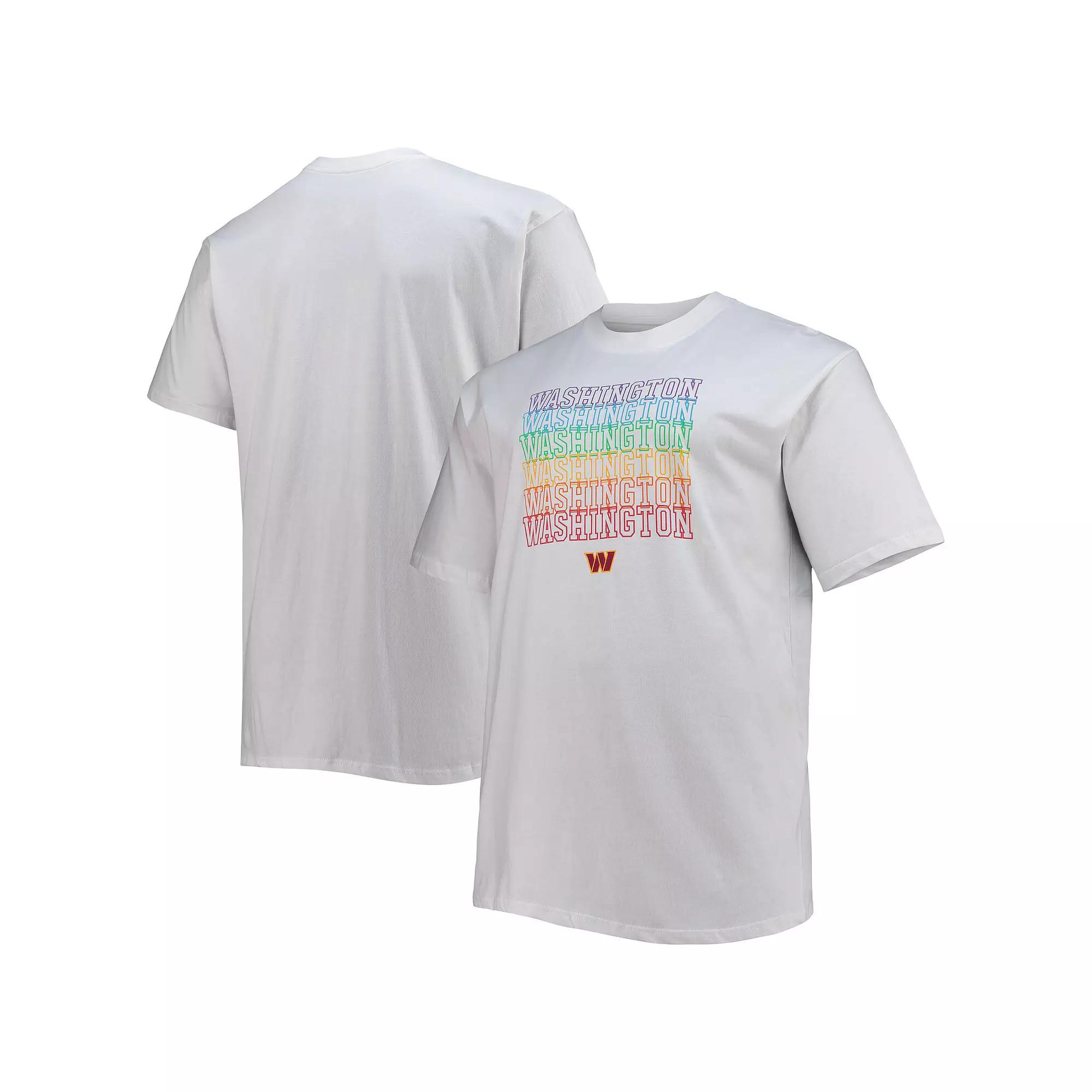 Men's Fanatics Branded White Washington Commanders Big & Tall City Pride T-Shirt,  Product Image