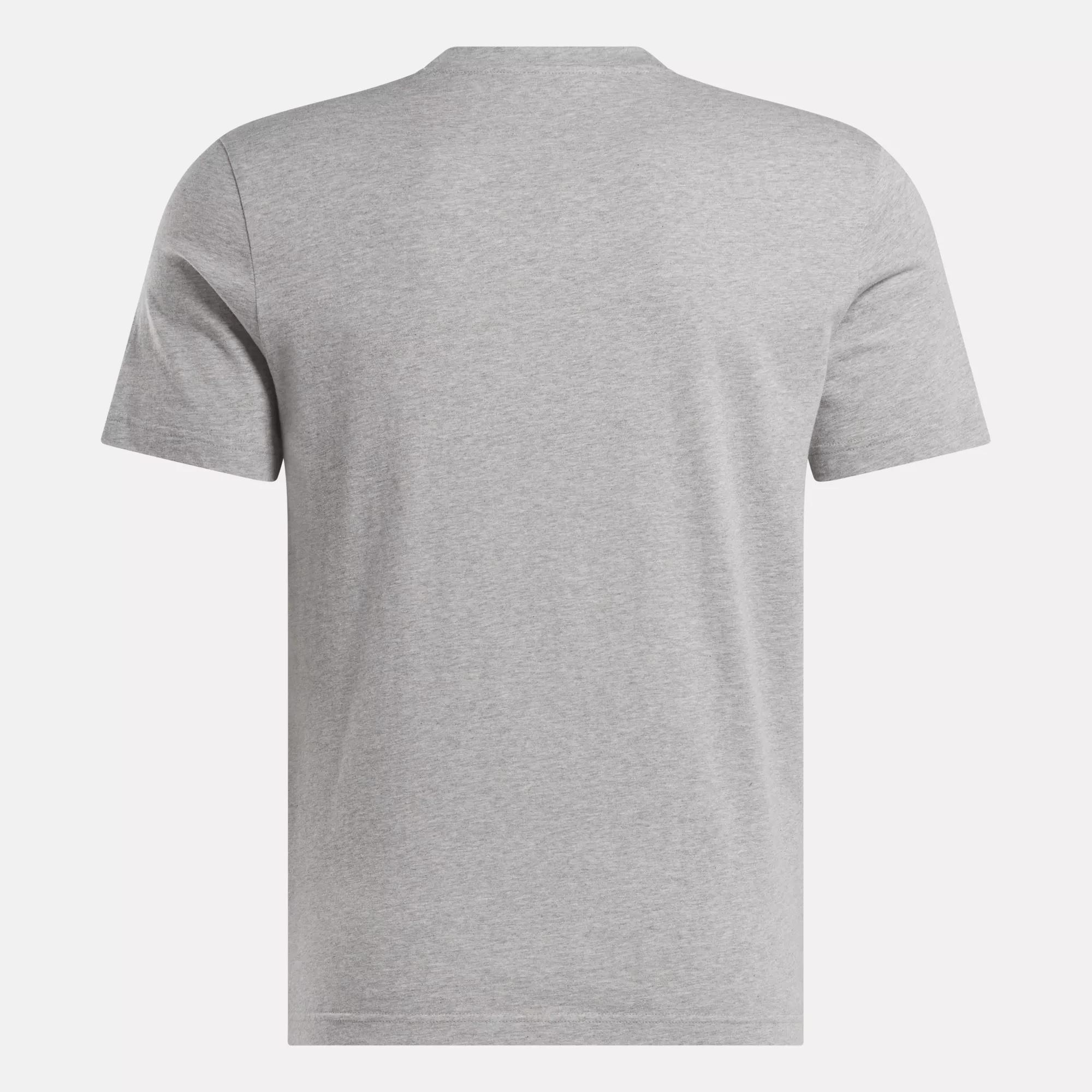 Men's Reebok Identity Big Stacked Logo T-Shirt Male Product Image