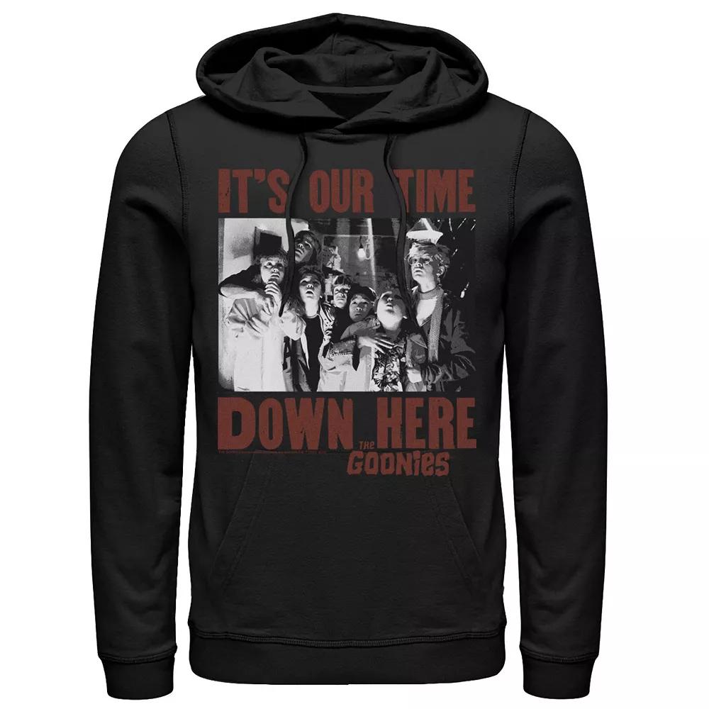 Men's The Goonies It's Our Time Down Here Text Hoodie,  Product Image