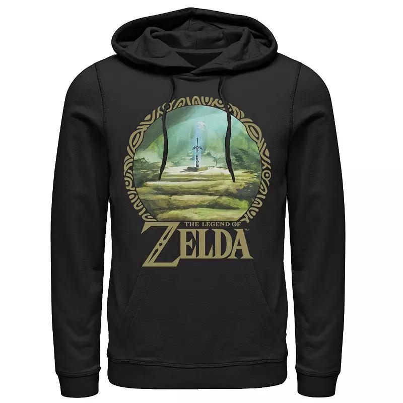 Men's Zelda Korok Forest Circle Portrait Hoodie,  Product Image