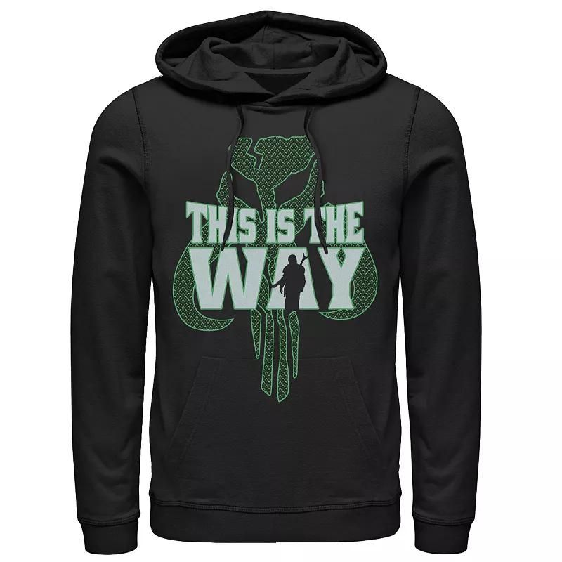 Men's Star Wars: The Mandalorian This Is The Way Logo Silhouette Hoodie,  Product Image