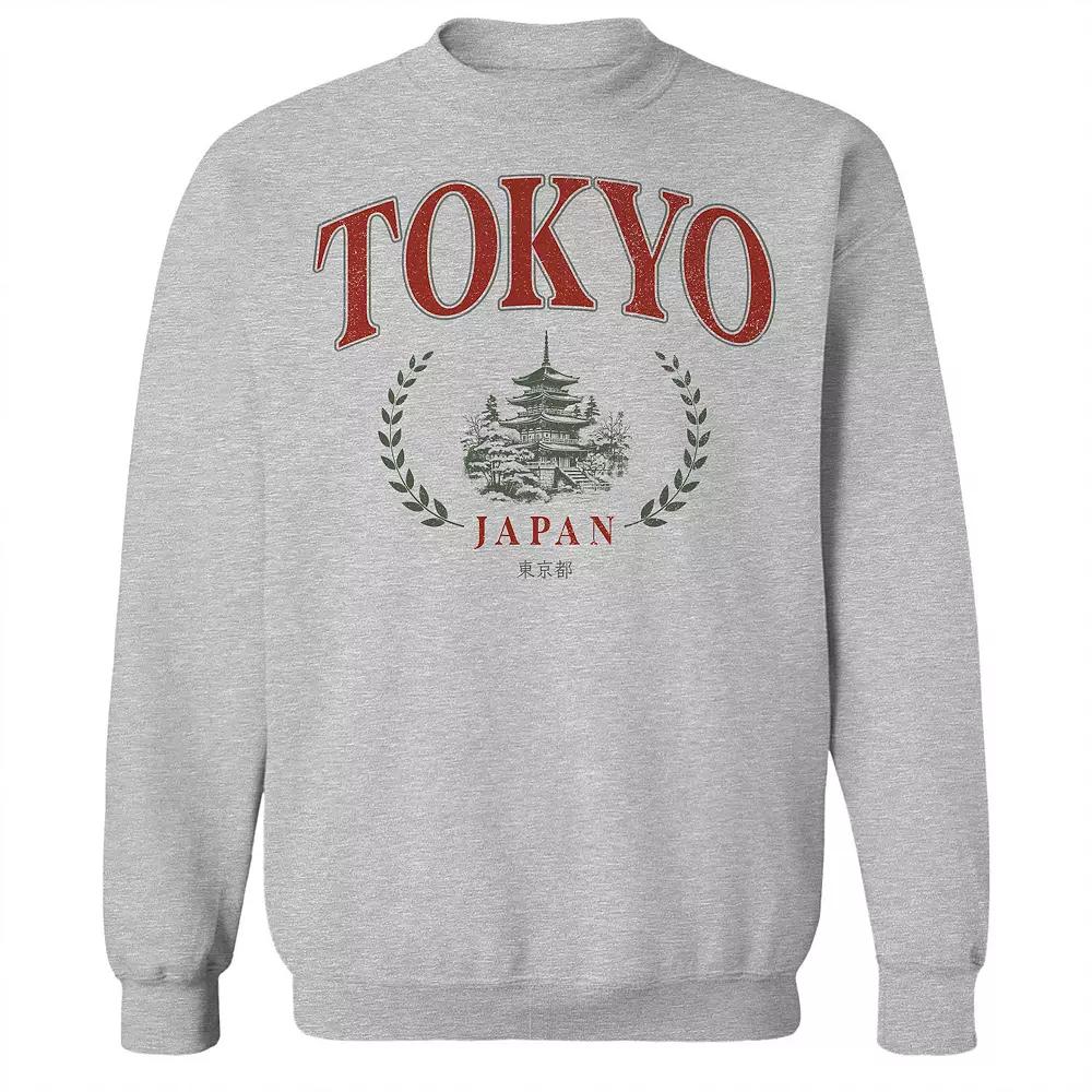 Men's Tokyo Red Fleece Sweatshirt, Adult Unisex,  Product Image