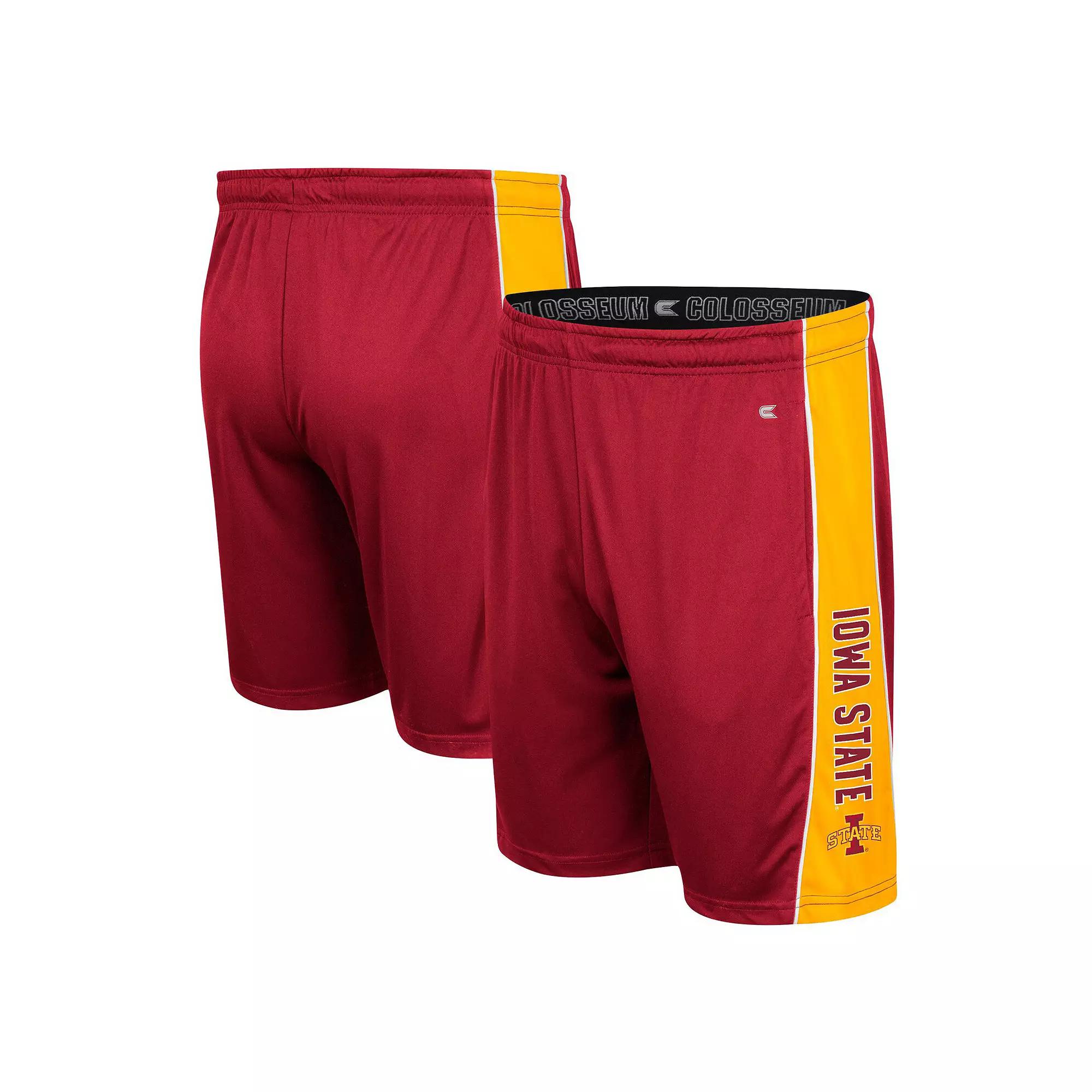 Men's Colosseum Cardinal Iowa State Cyclones Panel Shorts,  Product Image