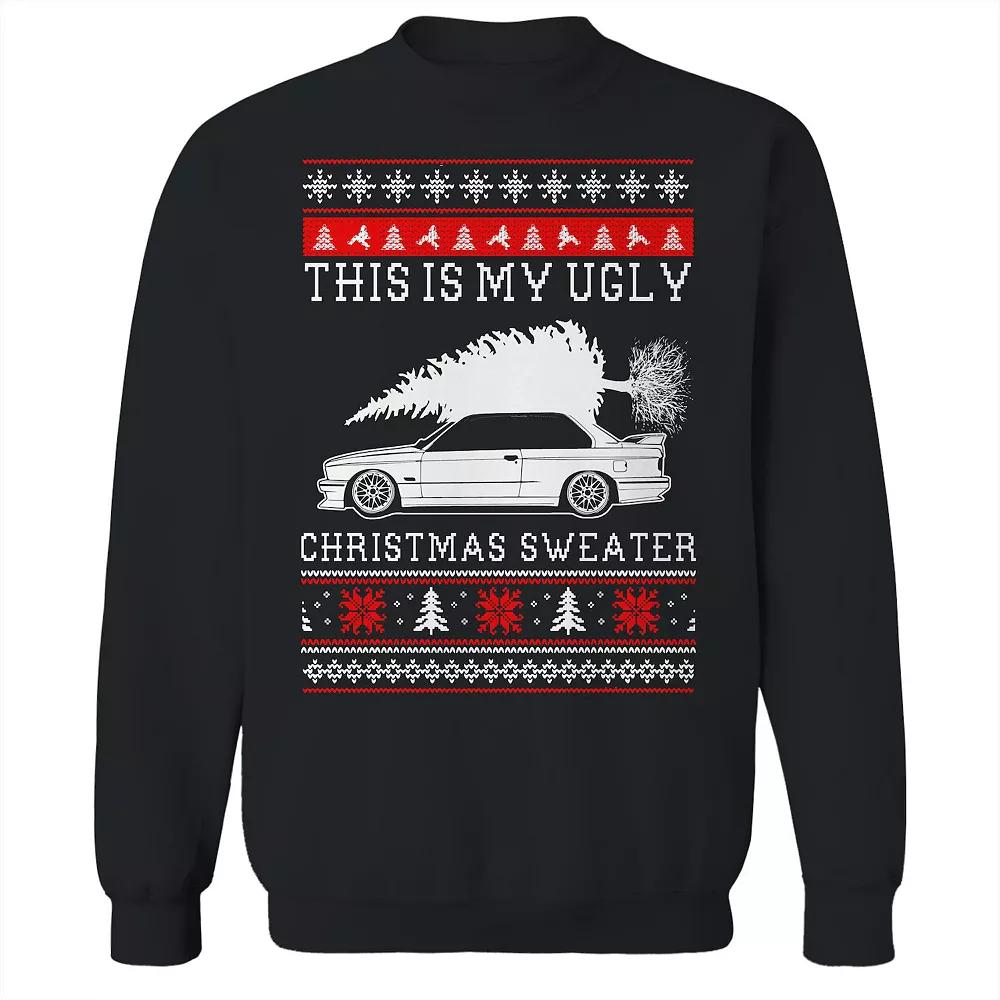 Men's This Is My Christmas Sweater Graphic Sweatshirt, Size: XL, Black Product Image