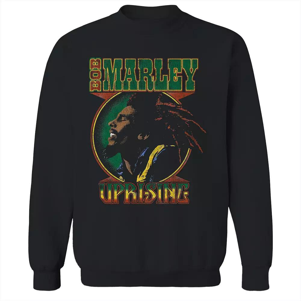 Junior's Bob Marley Uprising Bob Marley Graphic Fleece Sweatshirt, Women's,  Product Image