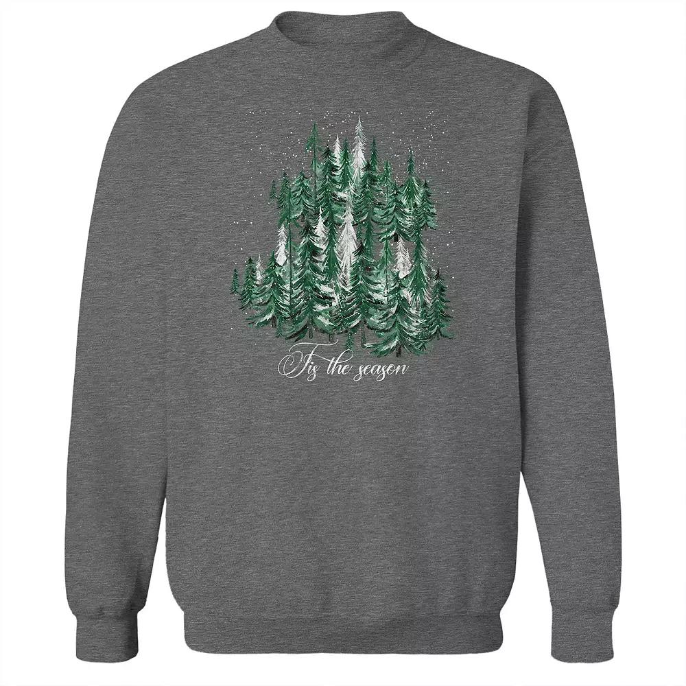 Men's Tis The Season Graphic Fleece Sweatshirt, Adult Unisex,  Product Image