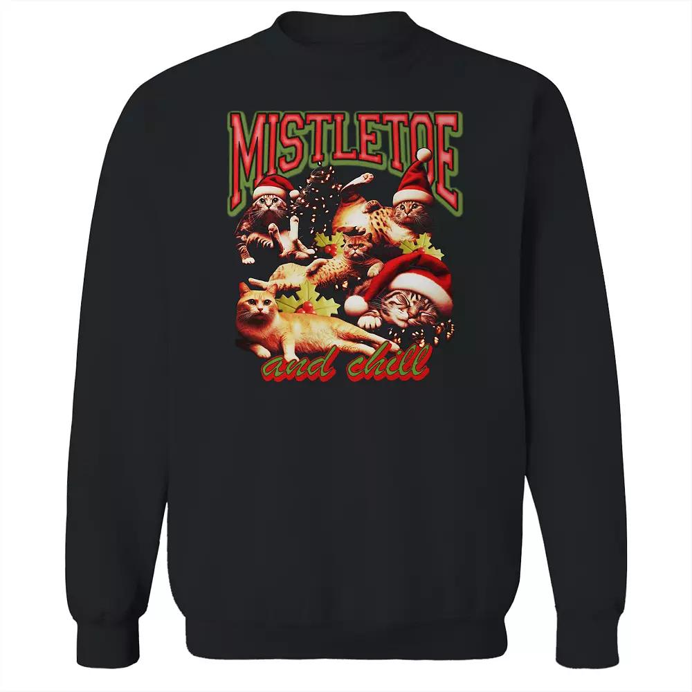 Men's COLAB89 Mistletoe and Chill Graphic Sweatshirt, Adult Unisex,  Product Image