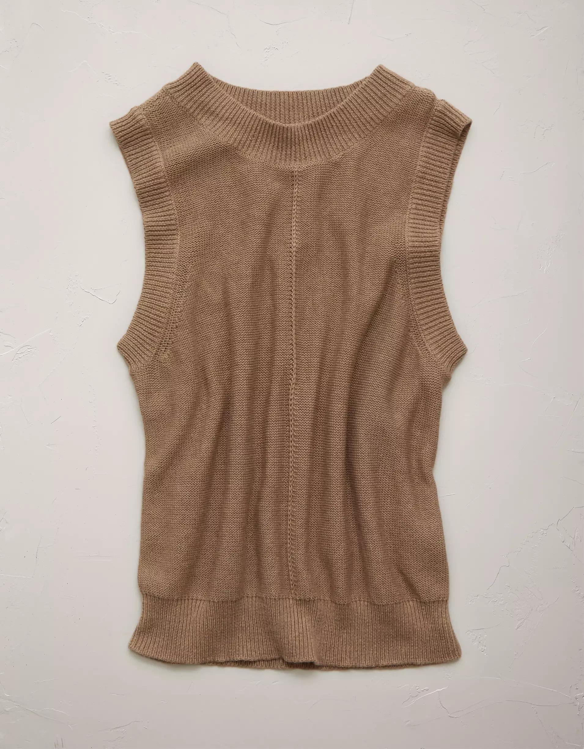 AE77 Premium Sweater Tank Top Product Image