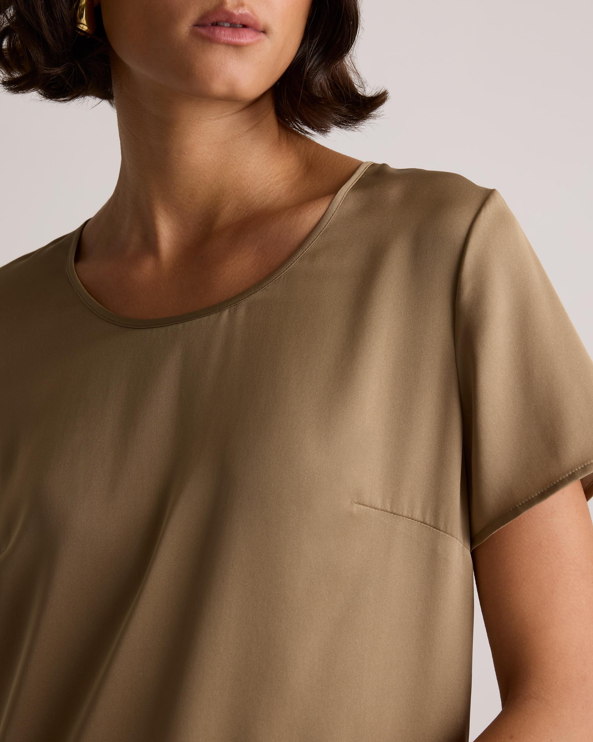 Quince | Women's Washable Stretch Silk T-Shirt Product Image