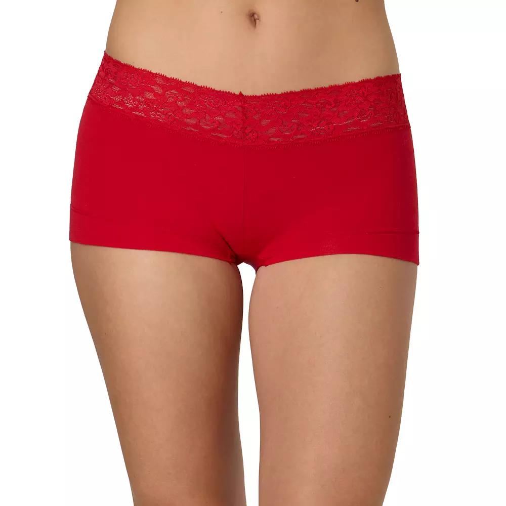 Maidenform® Dream® Cotton Lace-Trim Boyshort Underwear 40859, Women's,  Product Image