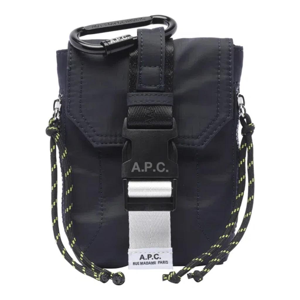 APC Navy Trek Crossbody Pouch In Iak Dark Navy Product Image