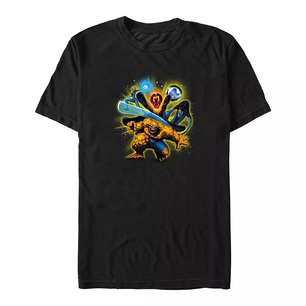 Big & Tall Marvel Fantastic Four Cosmic Team Graphic Tee, Men's,  Product Image