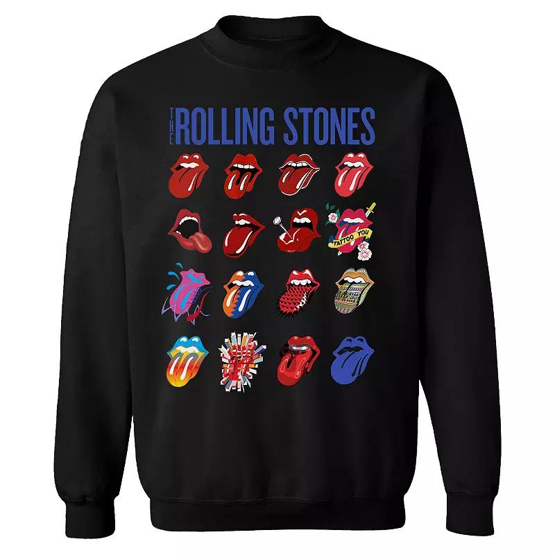 Men's Rolling Stones Blue Lonesome Sweatshirt, Size: XXL, Black Product Image