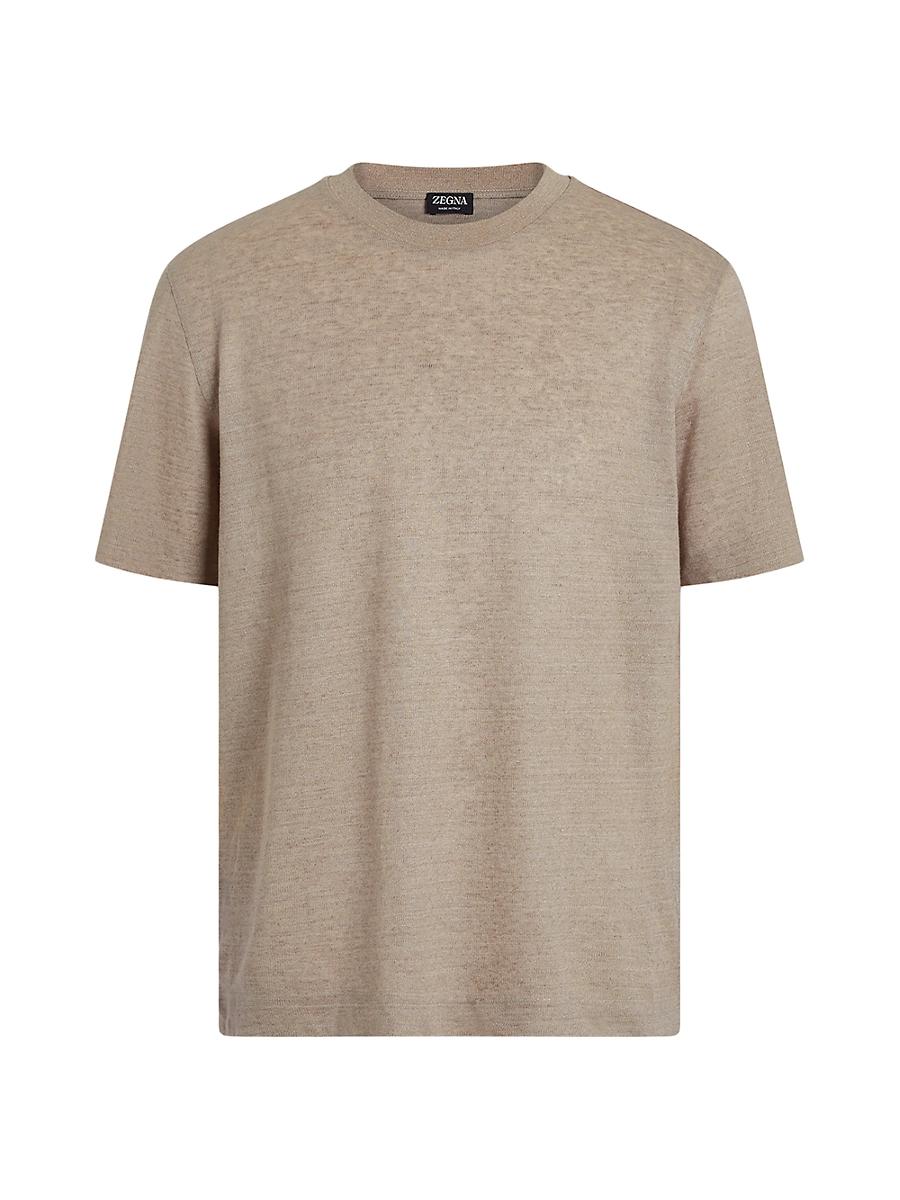 Mens Oasi Lino T-Shirt Product Image