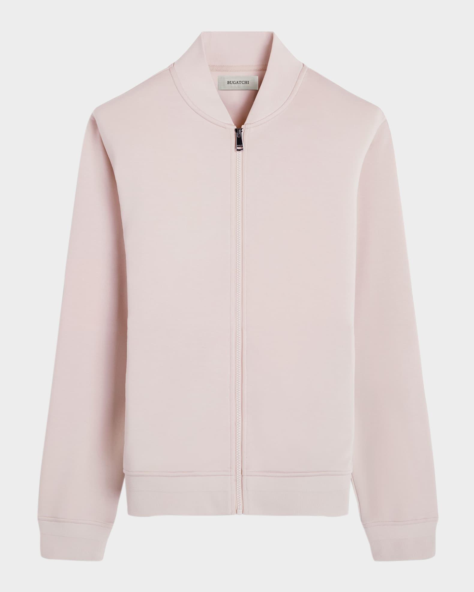 Men's Soft Touch Knit Full-Zip Bomber Jacket Product Image