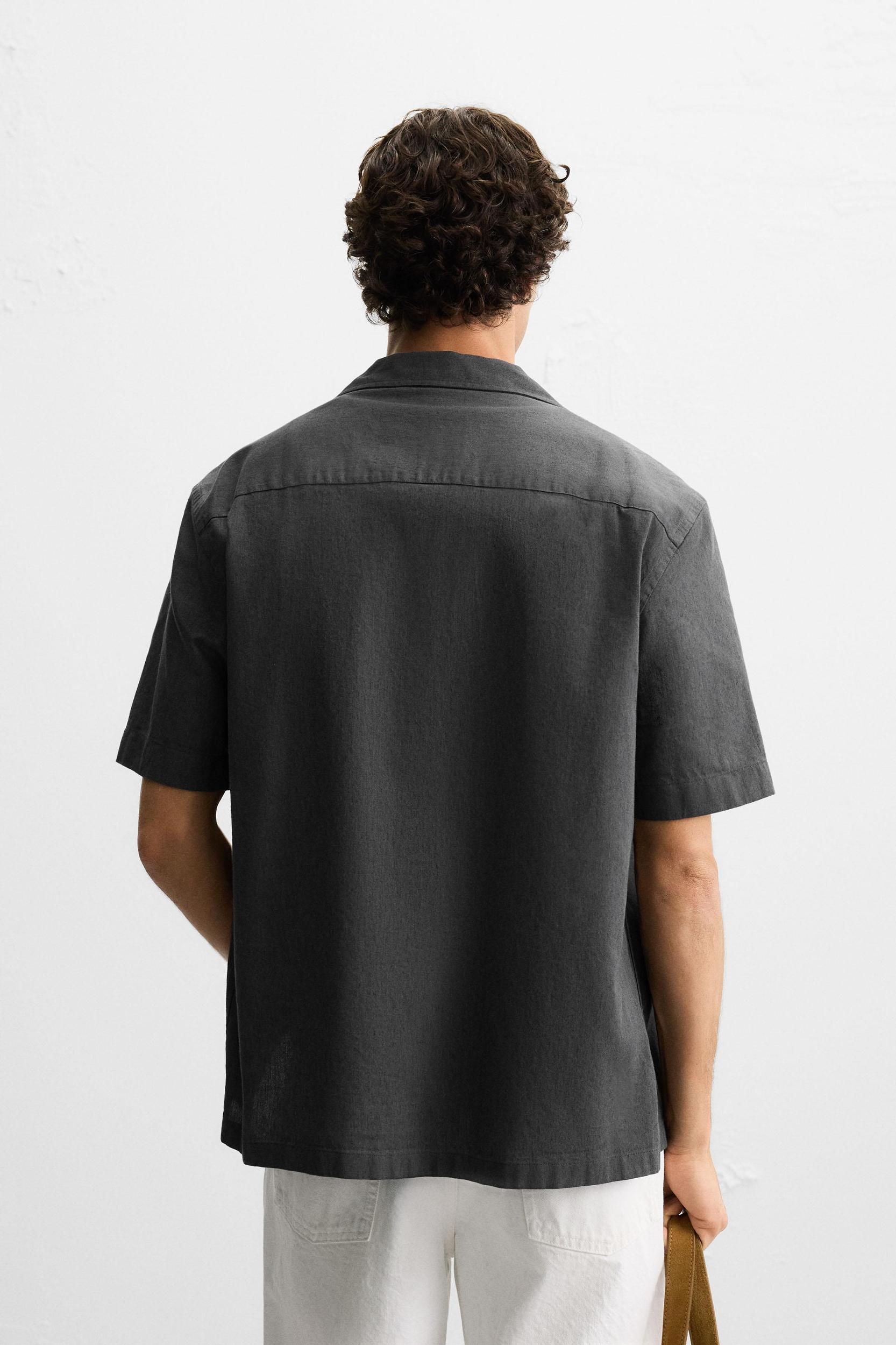 COTTON - LINEN SHIRT Product Image