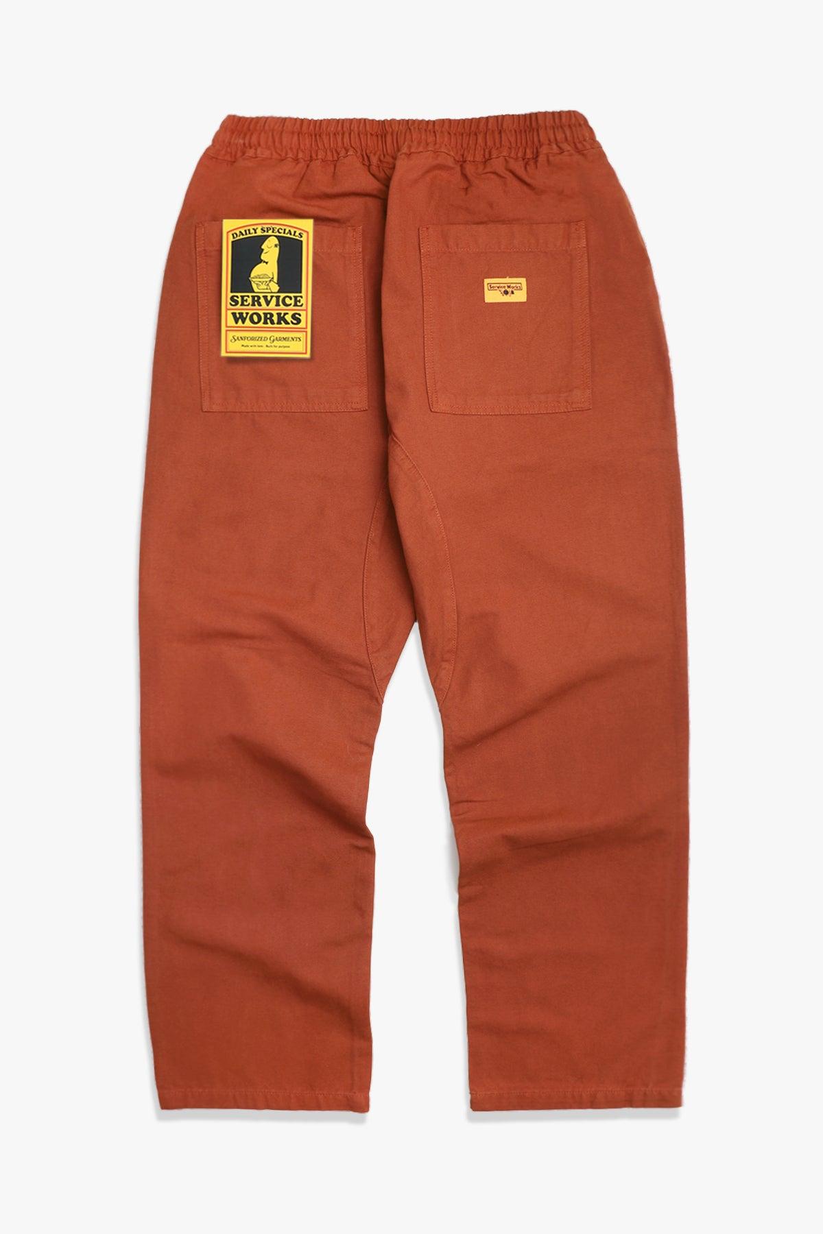 Service Works - Classic Chef Pants - Terracotta Product Image