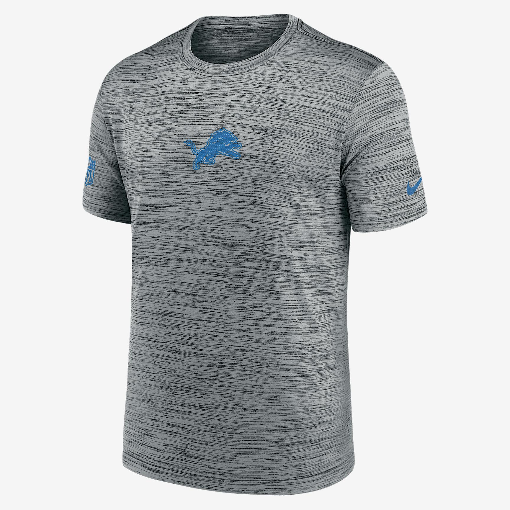 Detroit Lions Sideline Team Issue Velocity Men's Nike Dri-FIT NFL T-Shirt Product Image